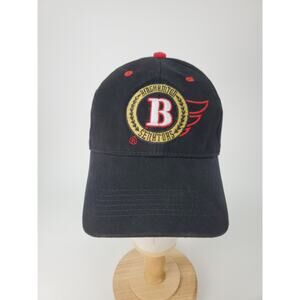 Binghamton Senators Hockey Stadium Giveaway Strapback Hat Cap Black Logo‎